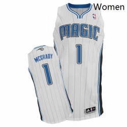 Womens Adidas Orlando Magic 1 Tracy Mcgrady Authentic White Home NBA Jersey