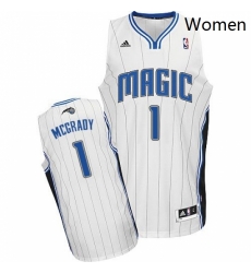 Womens Adidas Orlando Magic 1 Tracy Mcgrady Swingman White Home NBA Jersey