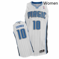 Womens Adidas Orlando Magic 10 Evan Fournier Authentic White Home NBA Jersey