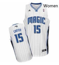 Womens Adidas Orlando Magic 15 Vince Carter Swingman White Home NBA Jersey