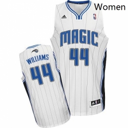 Womens Adidas Orlando Magic 44 Jason Williams Swingman White Home NBA Jersey