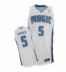 Womens Adidas Orlando Magic 5 Marreese Speights Authentic White Home NBA Jersey 