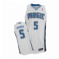 Womens Adidas Orlando Magic 5 Marreese Speights Authentic White Home NBA Jersey 