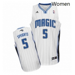 Womens Adidas Orlando Magic 5 Marreese Speights Swingman White Home NBA Jersey 