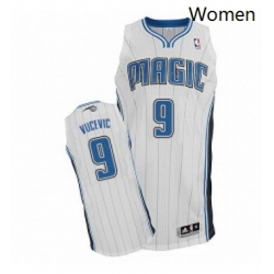 Womens Adidas Orlando Magic 9 Nikola Vucevic Authentic White Home NBA Jersey