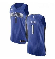 Womens Nike Orlando Magic 1 Jonathan Isaac Authentic Royal Blue Road NBA Jersey Icon Edition