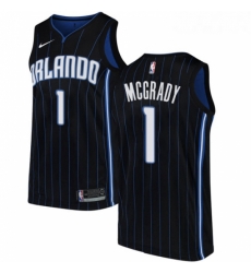Womens Nike Orlando Magic 1 Tracy Mcgrady Authentic Black Alternate NBA Jersey Statement Edition