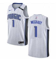 Womens Nike Orlando Magic 1 Tracy Mcgrady Swingman NBA Jersey Association Edition