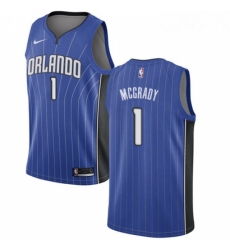 Womens Nike Orlando Magic 1 Tracy Mcgrady Swingman Royal Blue Road NBA Jersey Icon Edition