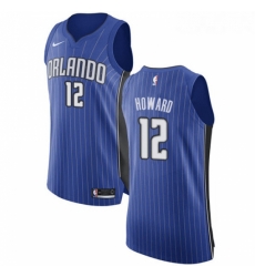 Womens Nike Orlando Magic 12 Dwight Howard Authentic Royal Blue Road NBA Jersey Icon Edition 