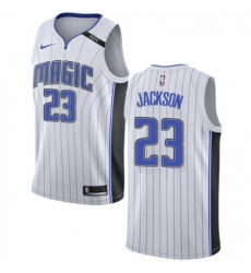 Womens Nike Orlando Magic 23 Justin Jackson Authentic White NBA Jersey Association Edition 