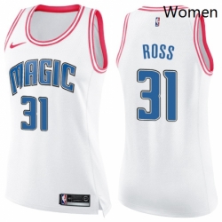 Womens Nike Orlando Magic 31 Terrence Ross Swingman WhitePink Fashion NBA Jersey