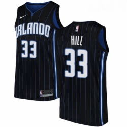 Womens Nike Orlando Magic 33 Grant Hill Authentic Black Alternate NBA Jersey Statement Edition
