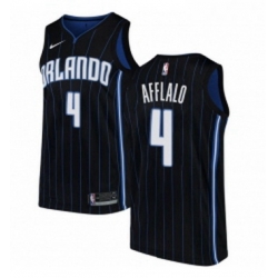 Womens Nike Orlando Magic 4 Arron Afflalo Authentic Black Alternate NBA Jersey Statement Edition 
