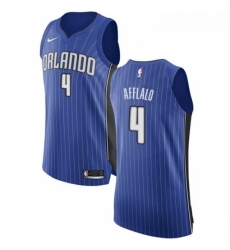Womens Nike Orlando Magic 4 Arron Afflalo Authentic Royal Blue Road NBA Jersey Icon Edition 