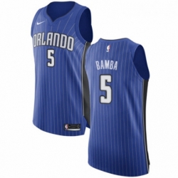 Womens Nike Orlando Magic 5 Mohamed Bamba Authentic Royal Blue NBA Jersey Icon Edition 