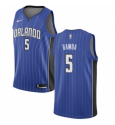 Womens Nike Orlando Magic 5 Mohamed Bamba Swingman Royal Blue NBA Jersey Icon Edition 