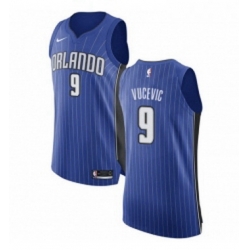 Womens Nike Orlando Magic 9 Nikola Vucevic Authentic Royal Blue Road NBA Jersey Icon Edition