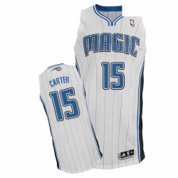 Youth Adidas Orlando Magic 15 Vince Carter Authentic White Home NBA Jersey