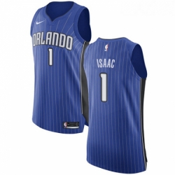 Youth Nike Orlando Magic 1 Jonathan Isaac Authentic Royal Blue Road NBA Jersey Icon Edition