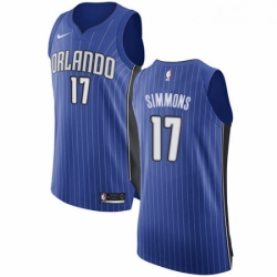 Youth Nike Orlando Magic 17 Jonathon Simmons Authentic Royal Blue Road NBA Jersey Icon Edition 