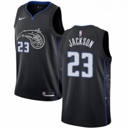 Youth Nike Orlando Magic 23 Justin Jackson Swingman Black NBA Jersey City Edition 