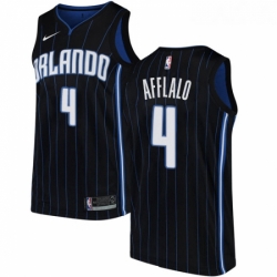 Youth Nike Orlando Magic 4 Arron Afflalo Authentic Black Alternate NBA Jersey Statement Edition 