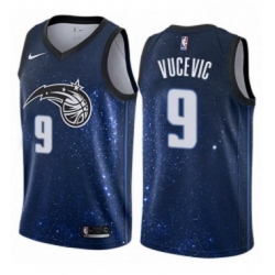 Youth Nike Orlando Magic 9 Nikola Vucevic Swingman Blue NBA Jersey City Edition