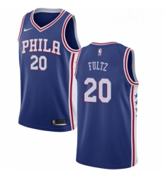 Youth Nike Philadelphia 76ers 20 Markelle Fultz Swingman Blue Road NBA Jersey Icon Edition