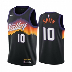 Men Nike Phoenix Suns 10 Jalen Smith Black NBA Swingman 2020 21 City Edition Jersey
