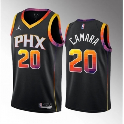 Men Phoenix Suns 20 Toumani Camara Black 2023 Draft Statement Edition Stitched Basketball Jersey