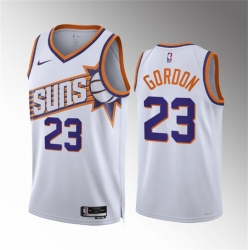 Men Phoenix Suns 23 Eric Gordon White Association Edition Stitched Basketball Jersey