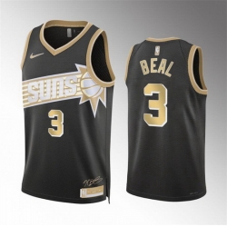 Men Phoenix Suns 3 Bradley Beal Black 2024 Select Series Stitched Basketball Jersey