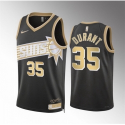 Men Phoenix Suns 35 Kevin Durant Black 2024 Select Series Stitched Basketball Jersey
