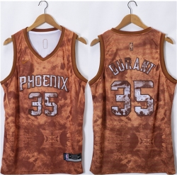 Men Phoenix Suns 35 Kevin Durant Orange 2023 Select Series Stitched Basketball Jersey