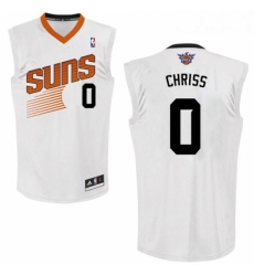 Mens Adidas Phoenix Suns 0 Marquese Chriss Swingman White Home NBA Jersey
