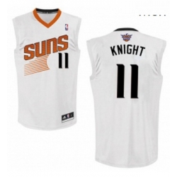 Mens Adidas Phoenix Suns 11 Brandon Knight Authentic White Home NBA Jersey