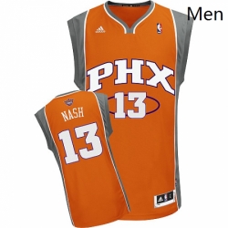 Mens Adidas Phoenix Suns 13 Steve Nash Swingman Orange NBA Jersey