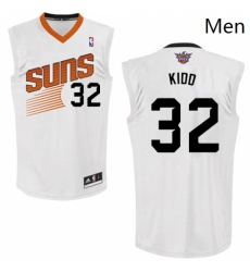 Mens Adidas Phoenix Suns 32 Jason Kidd Swingman White Home NBA Jersey