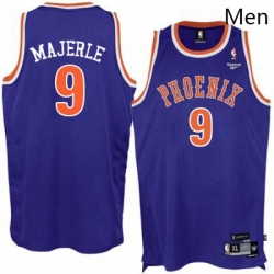 Mens Adidas Phoenix Suns 9 Dan Majerle Authentic Purple New Throwback NBA Jersey