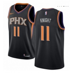 Mens Nike Phoenix Suns 11 Brandon Knight Swingman Black Alternate NBA Jersey Statement Edition