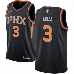 Mens Nike Phoenix Suns 3 Trevor Ariza Swingman Black NBA Jersey Statement Edition 