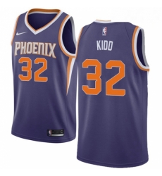 Mens Nike Phoenix Suns 32 Jason Kidd Swingman Purple Road NBA Jersey Icon Edition