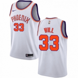 Mens Nike Phoenix Suns 33 Grant Hill Swingman NBA Jersey Association Edition