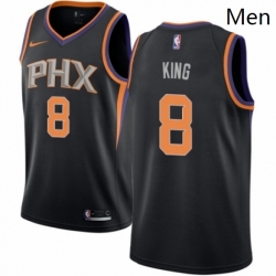 Mens Nike Phoenix Suns 8 George King Authentic Black NBA Jersey Statement Edition 
