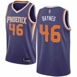 Suns  46 Aron Baynes Purple Basketball Swingman Icon Edition Jersey