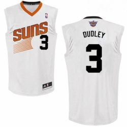 Womens Adidas Phoenix Suns 3 Jared Dudley Authentic White Home NBA Jersey