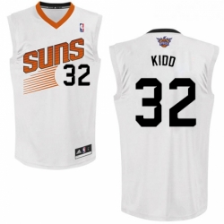 Womens Adidas Phoenix Suns 32 Jason Kidd Authentic White Home NBA Jersey