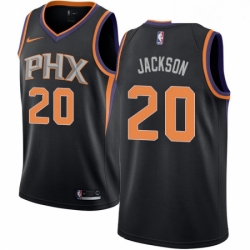 Womens Nike Phoenix Suns 20 Josh Jackson Authentic Black Alternate NBA Jersey Statement Edition 