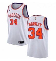 Womens Nike Phoenix Suns 34 Charles Barkley Authentic NBA Jersey Association Edition